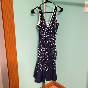 Nine west navy dress size 6